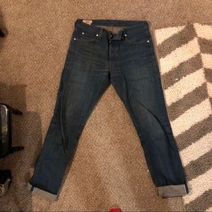 Wallace & Barnes Steel Blue selvedge jeans